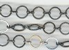 1 Foot 12mm Gunmetal Round Chain with Figure-8 Link